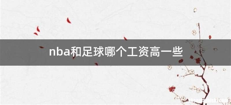 nba和足球哪个工资高一些