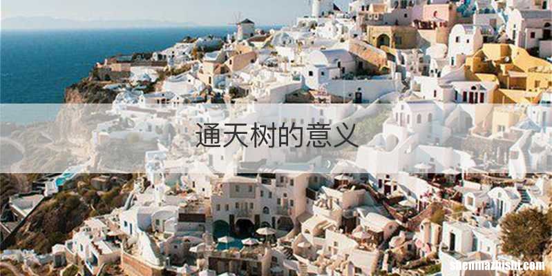 通天树的意义