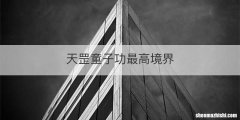 天罡童子功最高境界