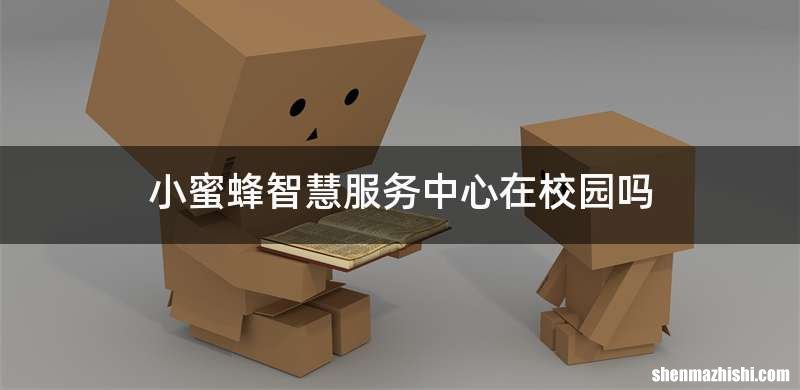 小蜜蜂智慧服务中心在校园吗