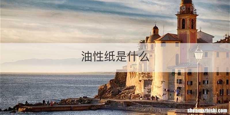 油性纸是什么