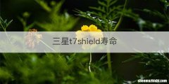 三星t7shield寿命