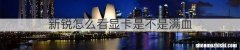 新锐怎么看显卡是不是满血