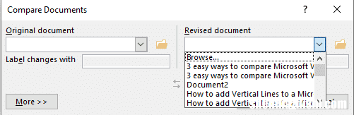 比较Microsoft Word文档的3种简单方法
