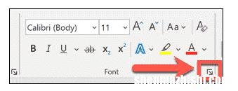 如何更改Microsoft Word中的默认字体