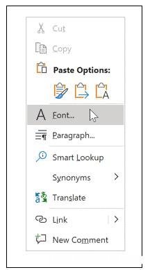 如何更改Microsoft Word中的默认字体