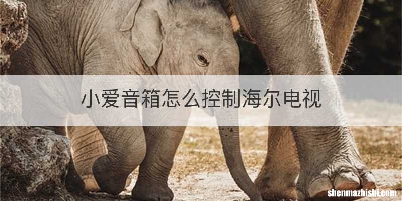小爱音箱怎么控制海尔电视