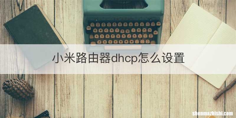 小米路由器dhcp怎么设置