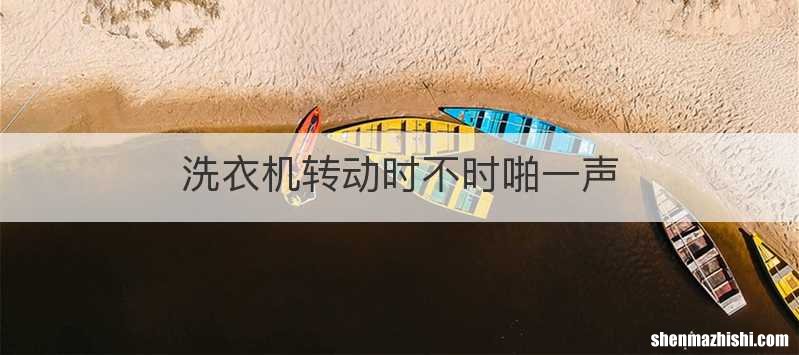 洗衣机转动时不时啪一声