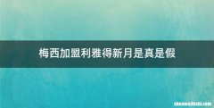 梅西加盟利雅得新月是真是假