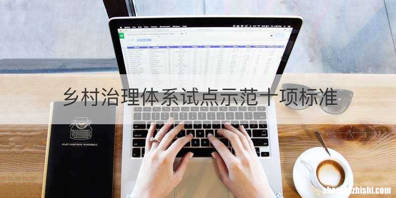 乡村治理体系试点示范十项标准