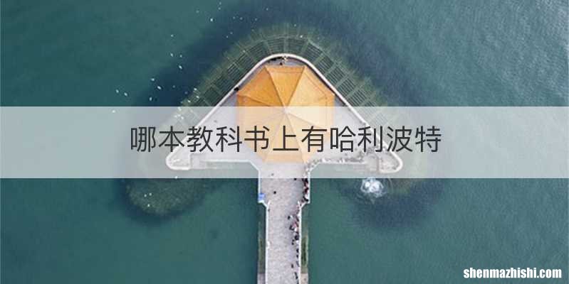 哪本教科书上有哈利波特