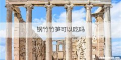 钢竹竹笋可以吃吗
