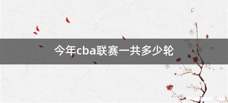 今年cba联赛一共多少轮