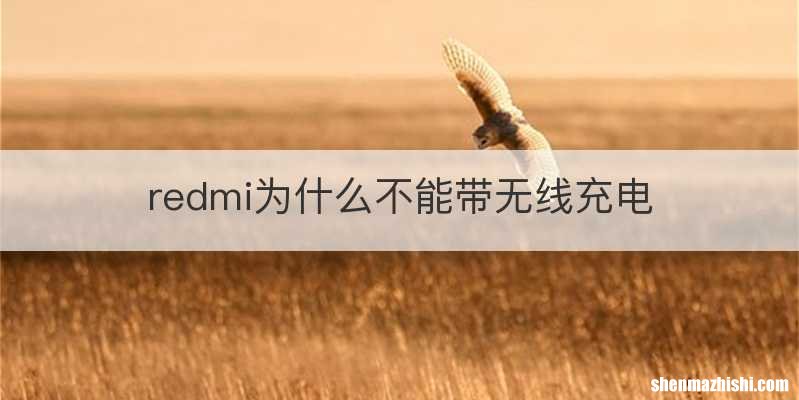 redmi为什么不能带无线充电