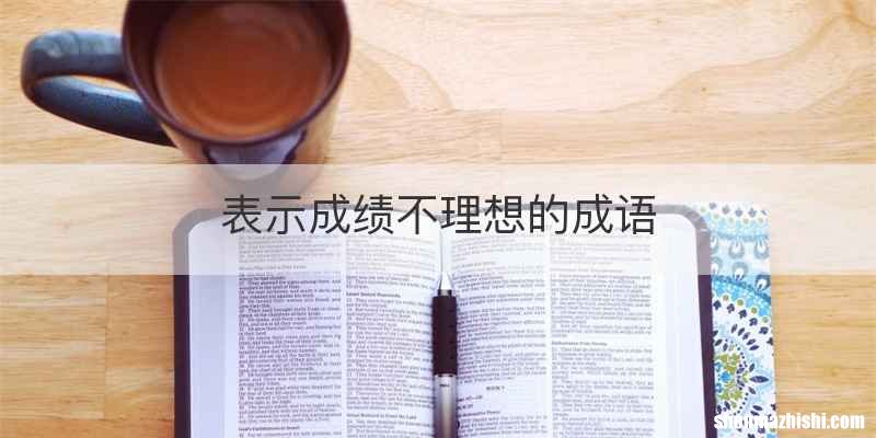 表示成绩不理想的成语