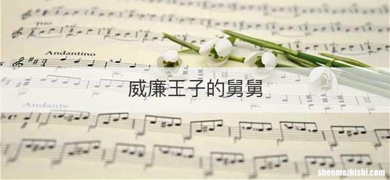 威廉王子的舅舅