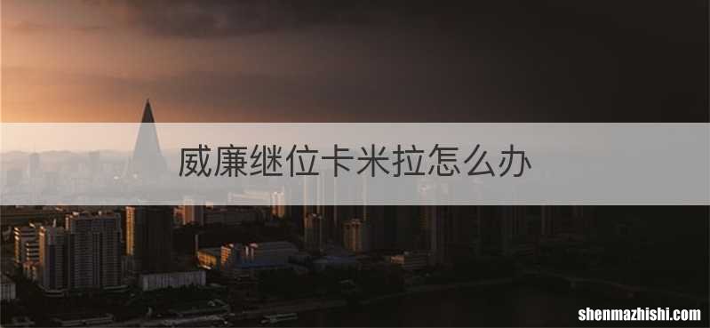 威廉继位卡米拉怎么办