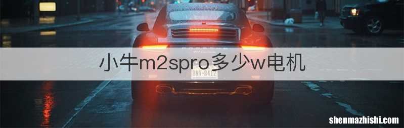 小牛m2spro多少w电机