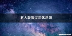 五大联赛过年休息吗