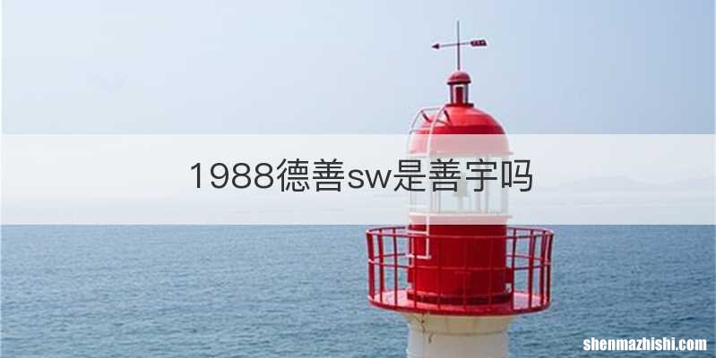 1988德善sw是善宇吗