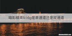 暗影精灵516g是单通道还是双通道
