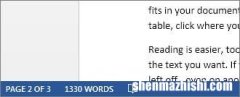 如何将字数统计插入Microsoft Word文档