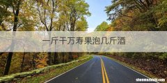 一斤干万寿果泡几斤酒