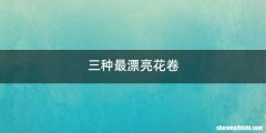 三种最漂亮花卷