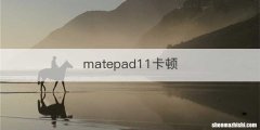 matepad11卡顿