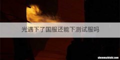光遇下了国服还能下测试服吗