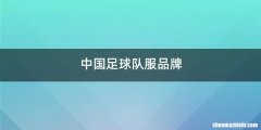 中国足球队服品牌