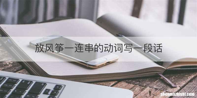 放风筝一连串的动词写一段话
