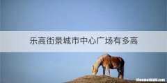 乐高街景城市中心广场有多高