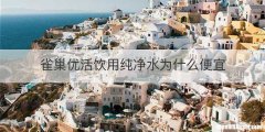 雀巢优活饮用纯净水为什么便宜