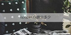 opopa11x跑分多少