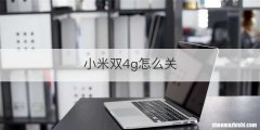 小米双4g怎么关