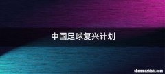 中国足球复兴计划