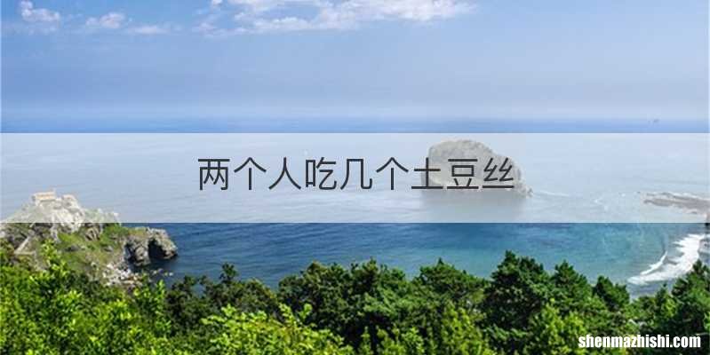 两个人吃几个土豆丝