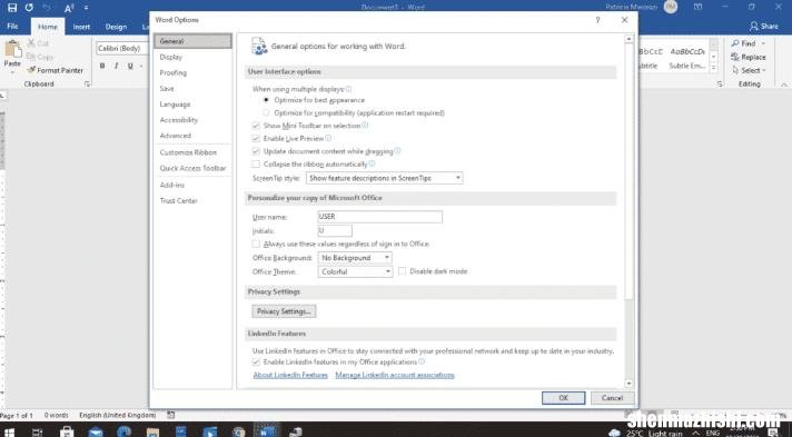 如何在Microsoft Word中显示或隐藏段落标记