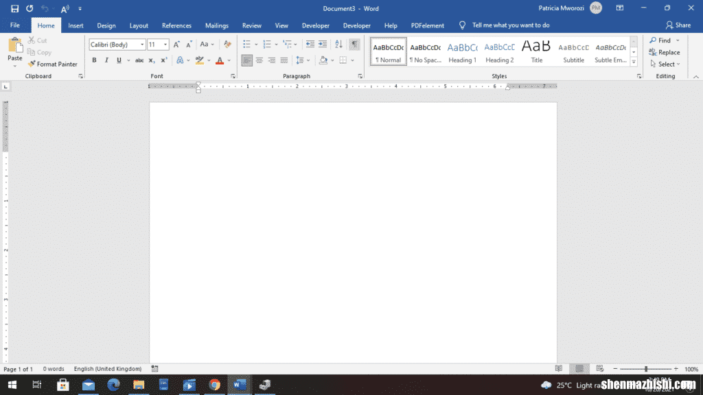 如何在Microsoft Word中显示或隐藏分节符