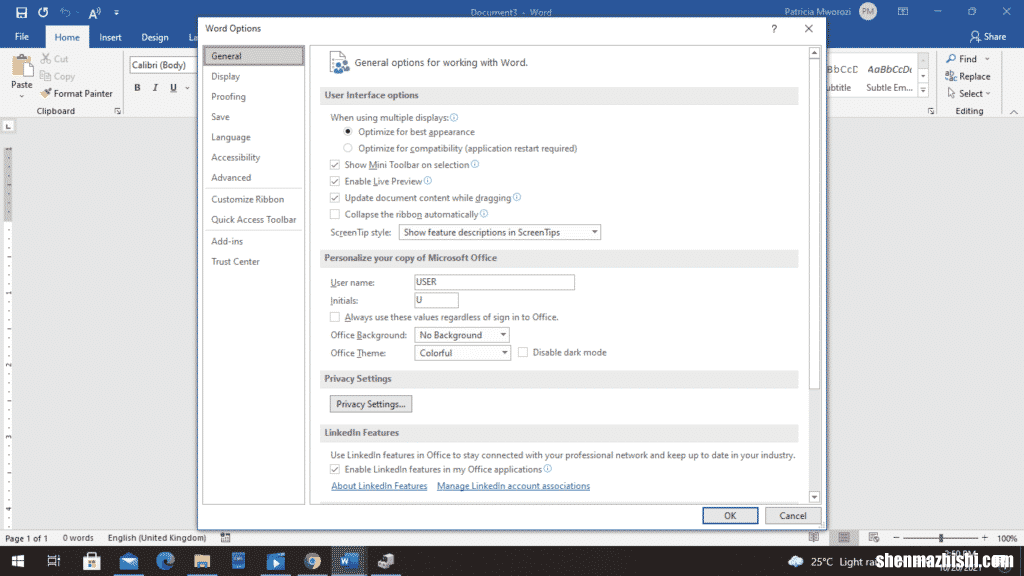 如何在Microsoft Word中显示或隐藏分节符