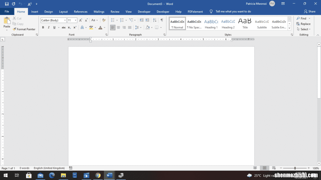 如何在Microsoft Word中显示或隐藏分节符