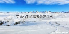 买vivo手机需要注意什么