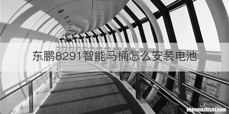 东鹏8291智能马桶怎么安装电池