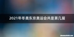 2021年冬奥东京奥运会共是第几届