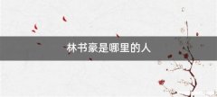 林书豪是哪里的人