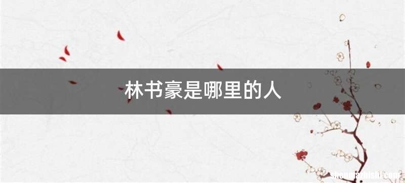 林书豪是哪里的人