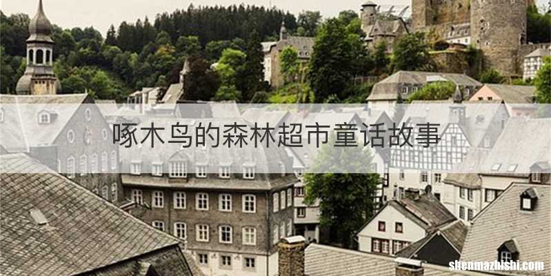啄木鸟的森林超市童话故事