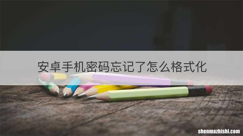 安卓手机密码忘记了怎么格式化